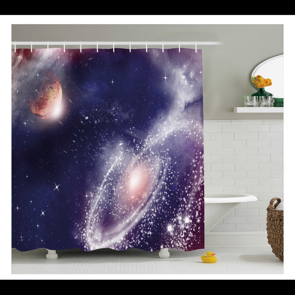 Galaxy Shower Curtain